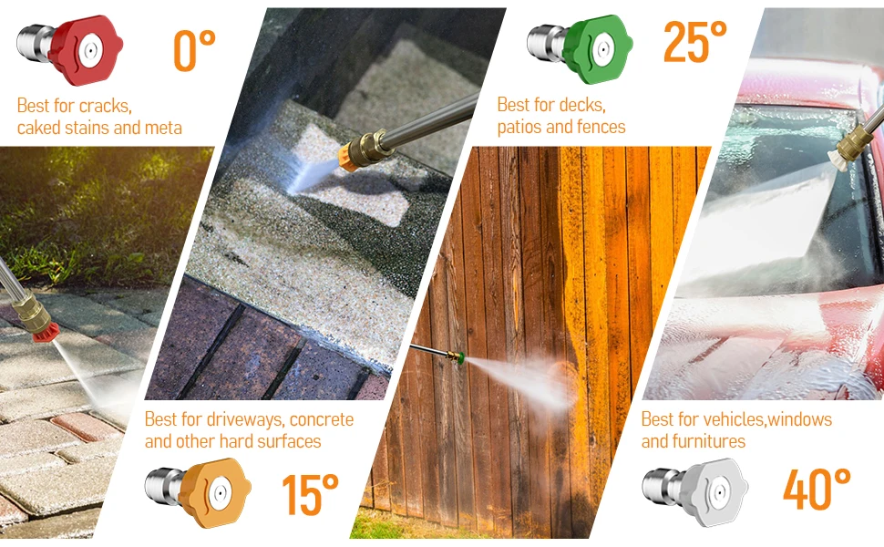 Lavadora a presión eléctrica 5000PSIMax 3.5GPM Lavadora a presión con manguera de 20 pies Cable de alimentación de 16,3 pies, hace perfecto para limpiar Ca Lavadora a presión eléctrica 5000PSIMax 3.5GPM Lavadora a presión con manguera de 20 pies Cable de alimentación de 16,3 pies, hace perfecto para limpiar Ca