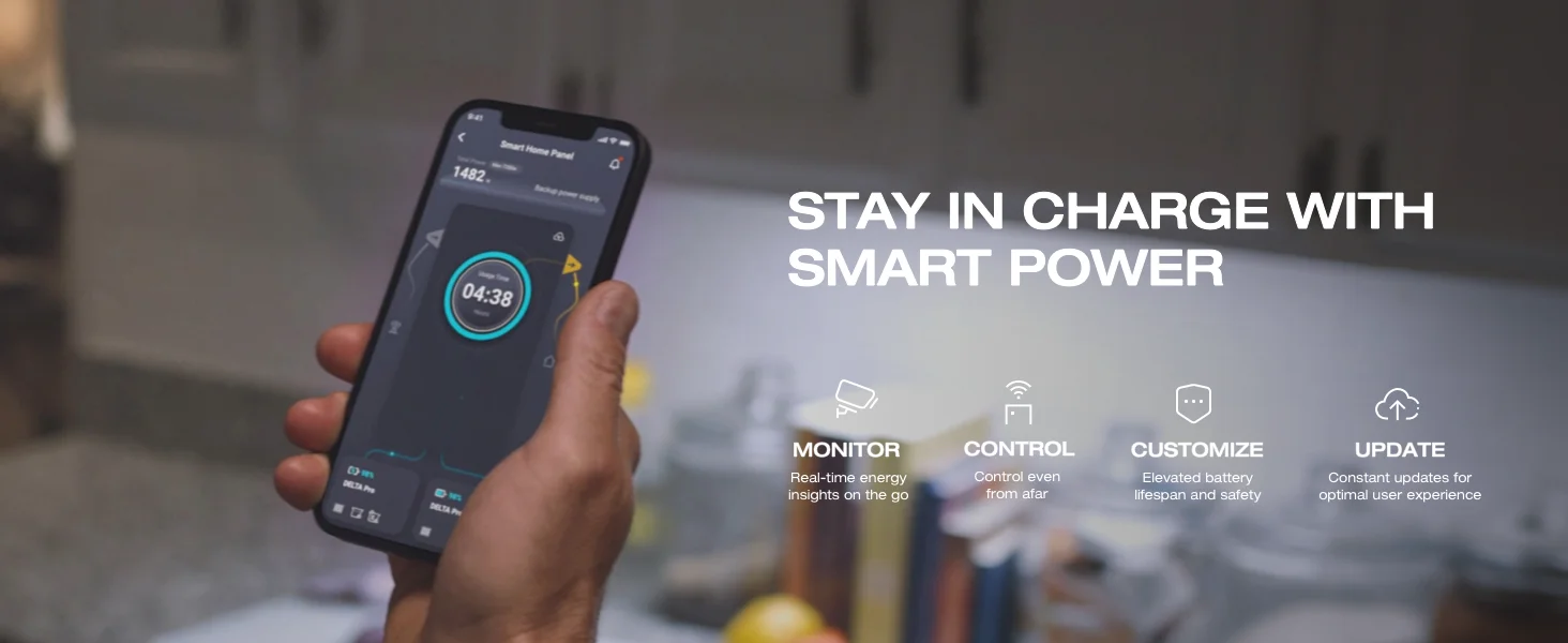 ECOFLOW Central eléctrica portátil DELTA 2, batería LiFePO4 (LFP) de 950Wh/1024Wh, salida USB-C de 1800W CA/100W, generador solar ECOFLOW Central eléctrica portátil DELTA 2, batería LiFePO4 (LFP) de 950Wh/1024Wh, salida USB-C de 1800W CA/100W, generador solar