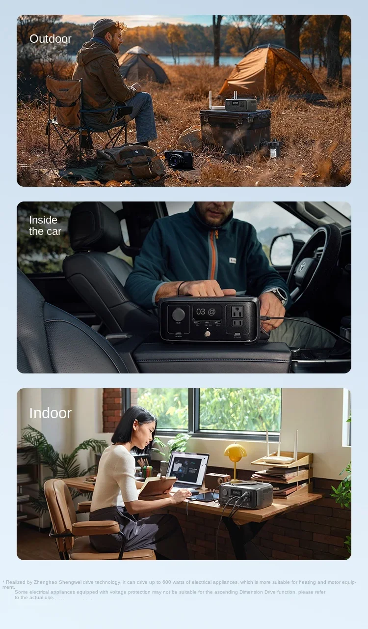 EcoFlow RIVER 3 estación de energía portátil controlador MPPT onda sinusoidal pura UE 300W/600W batería externa linterna Solar Coche