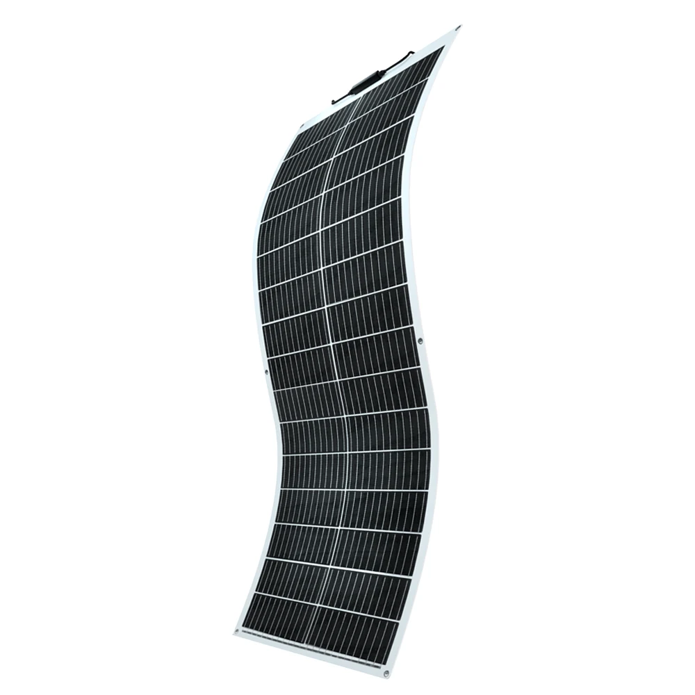Panel Solar de 200W/100W, módulo de paneles solares, célula monocristalina de 100 vatios o 200 vatios para coche, barco, hogar, RV, cargador de batería Panel Solar de 200W/100W, módulo de paneles solares, célula monocristalina de 100 vatios o 200 vatios para coche, barco, hogar, RV, cargador de batería