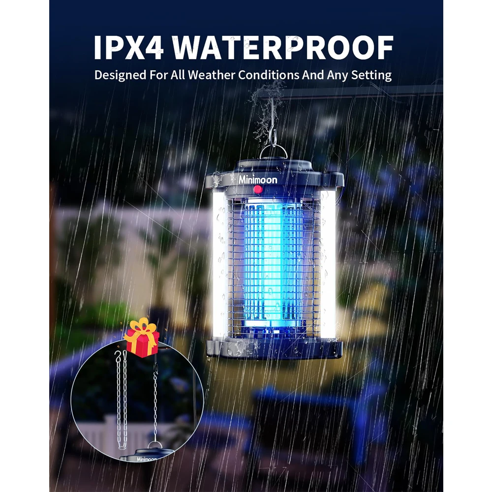 Exterminador de mosquitos para exteriores con luz LED - Imagen 6