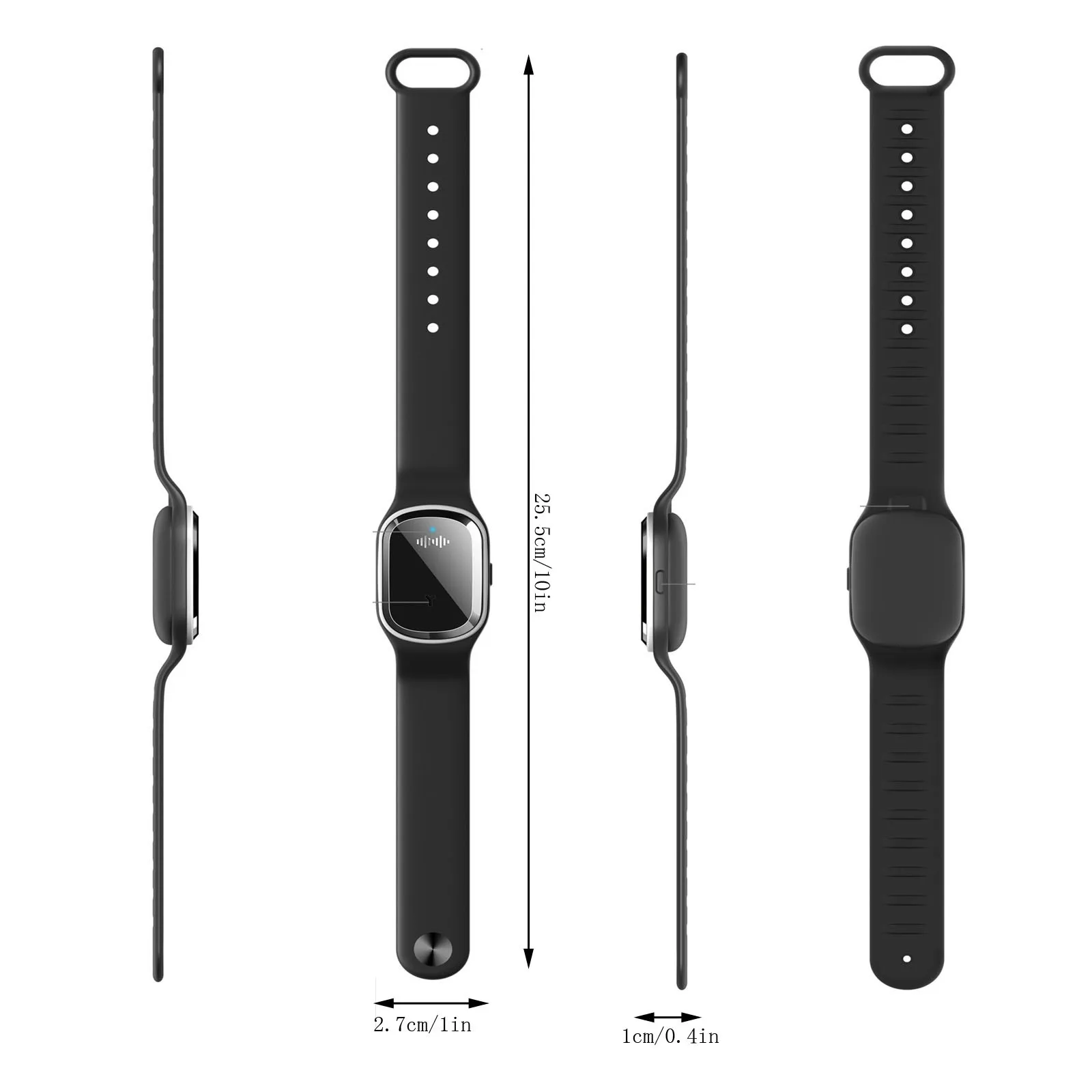 Reloj ultrasónico antimosquitos para niños y adultos, pulsera repelente, pulsera con unidad de insectos y plagas, reloj con carga USB - Imagen 4