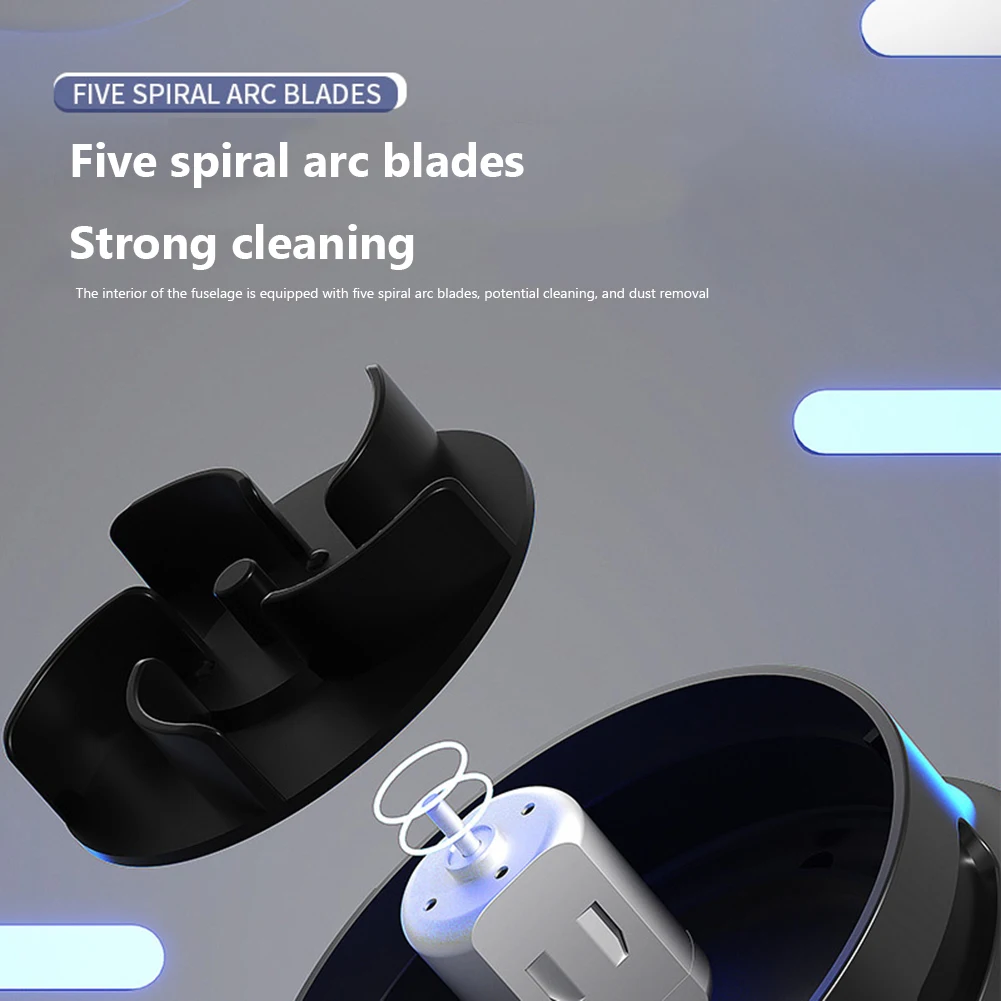 Miniaspiradora portátil inalámbrica, 500mAh, recargable por USB, con boquilla desmontable para teclado de oficina en casa