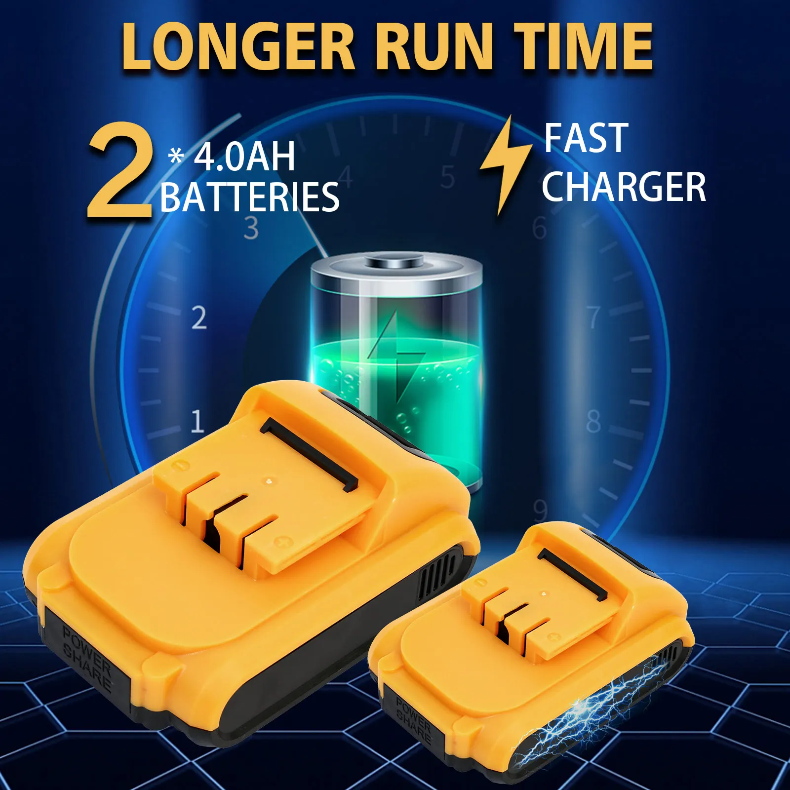 Kit de herramientas de taladro de impacto de 21V, destornillador eléctrico inalámbrico sin escobillas, 45n.m, 120 Uds. Con brocas, 2 baterías de iones de litio de 1,5 Ah Kit de herramientas de taladro de impacto de 21V, destornillador eléctrico inalámbrico sin escobillas, 45n.m, 120 Uds. Con brocas, 2 baterías de iones de litio de 1,5 Ah