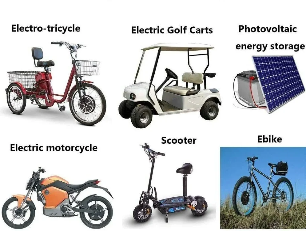 M-X 60V 72V 30AH 40AH 50AH 60AH batería de iones de litio con BMS para motocicleta eléctrica de 2000W 3500W coche turístico + cargador