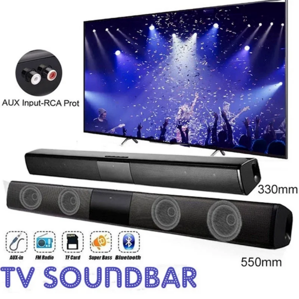 Sistema de sonido para cine en casa, Altavoz Bluetooth para ordenador, barra de sonido para TV, Subwoofer, Radio, centro de música, Boom Box