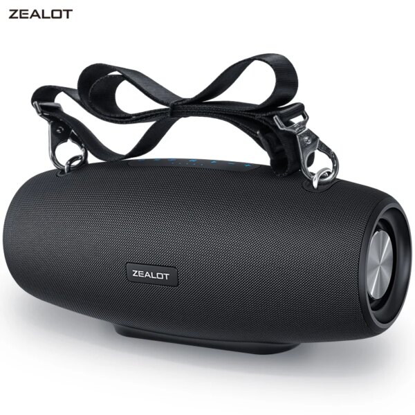 ZEALOT-S67 Altavoz Bluetooth portátil de 60W altavoz para Fiesta al aire libre altavoz grande excelente rendimiento de graves altavoz de alta fidelidad