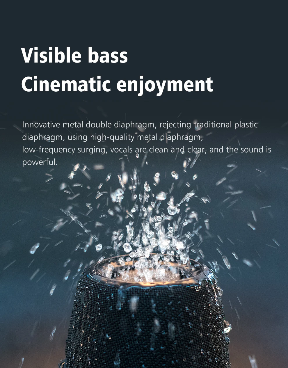 ZEALOT-S67 Altavoz Bluetooth portátil de 60W altavoz para Fiesta al aire libre altavoz grande excelente rendimiento de graves altavoz de alta fidelidad