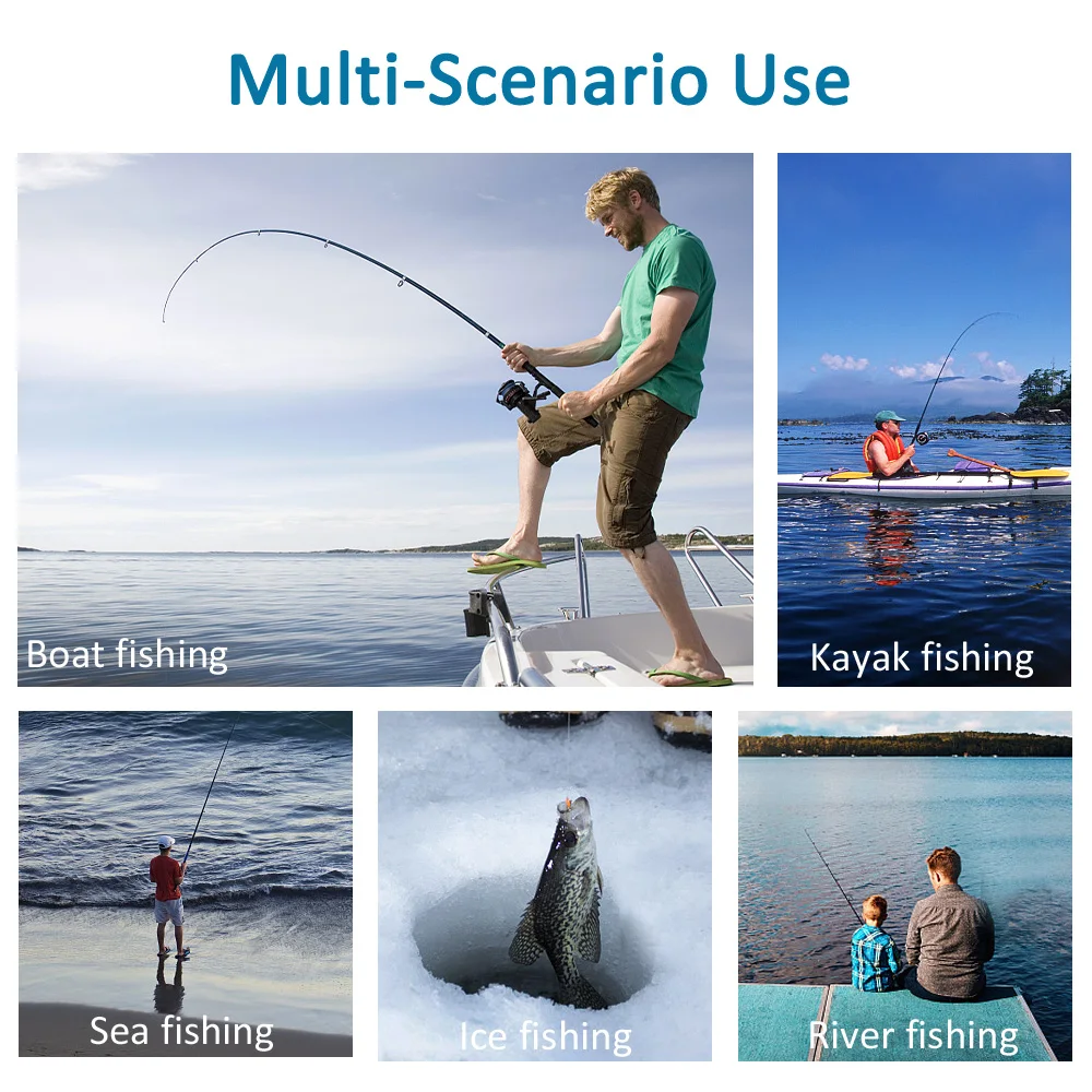 Cámara de pesca subacuática, 15M/30M, 7 pulgadas, 15 piezas, LED blanco + 15 piezas, lámpara infrarroja, HD1080P, buscador de peces para pesca en Mar de hielo