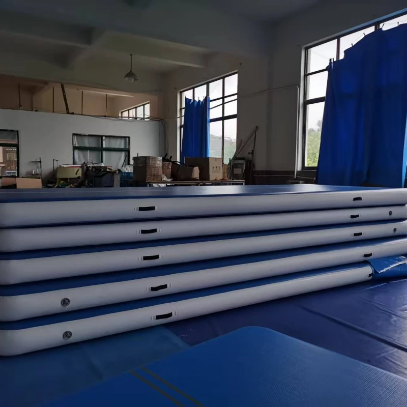 Colchoneta inflable Air Track para gimnasia/comer/entrenamiento en casa, PVC de punto caído, 10/20 cm de grosor, varios tamaños