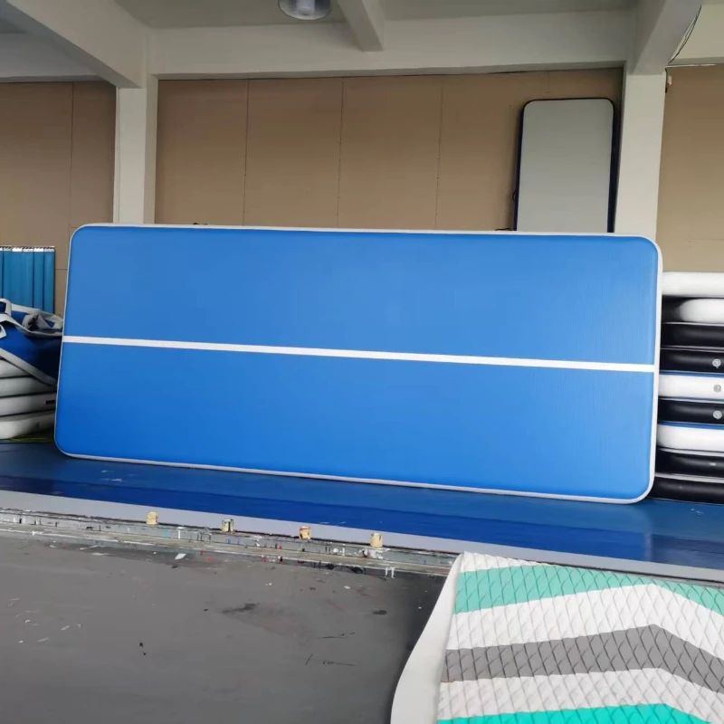 Colchoneta inflable Air Track para gimnasia/comer/entrenamiento en casa, PVC de punto caído, 10/20 cm de grosor, varios tamaños