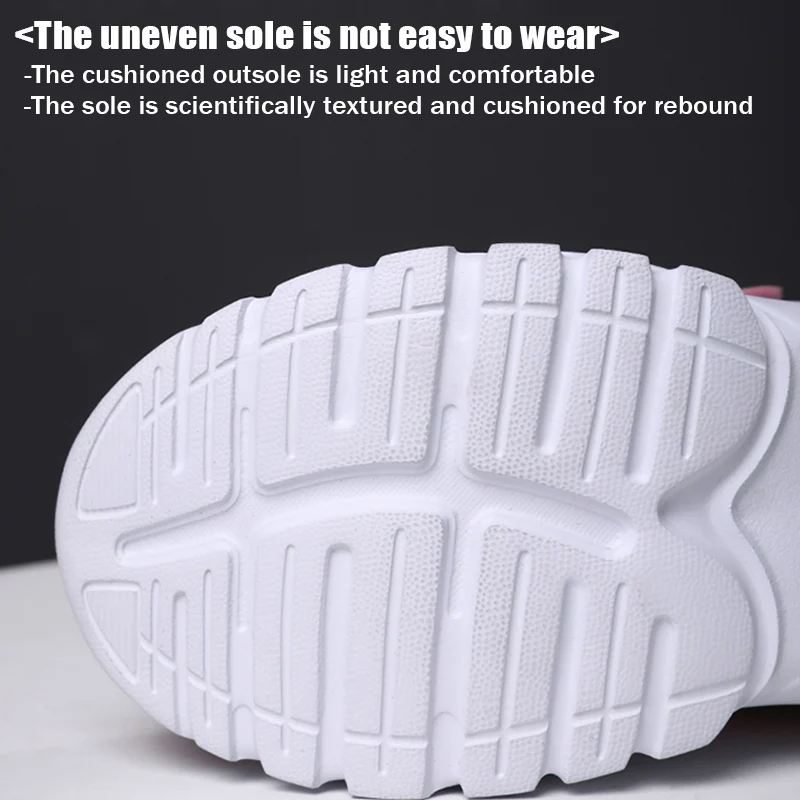 Trendy Lightweight Children Girls' School Shoes Anti-Slip Breathable Outdoor Casual Walking Sneaker Size 28-39