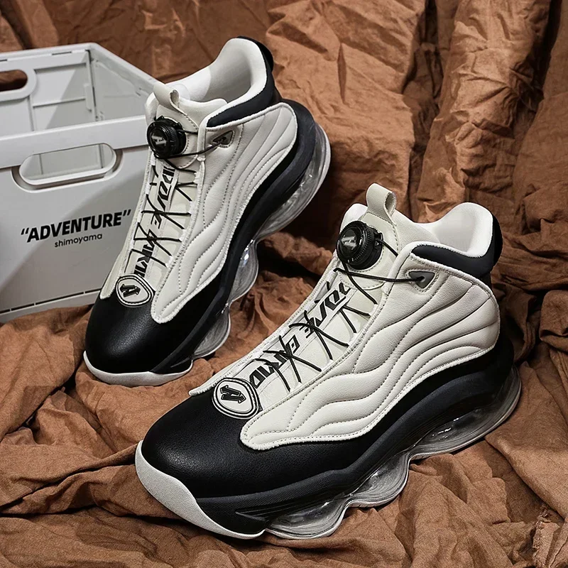 Zapatillas de baloncesto de alta calidad para hombre, zapatillas deportivas de calle a la moda, zapatillas de entrenamiento de baloncesto con amortiguación de aire Zapatillas de baloncesto de alta calidad para hombre, zapatillas deportivas de calle a la moda, zapatillas de entrenamiento de baloncesto con amortiguación de aire