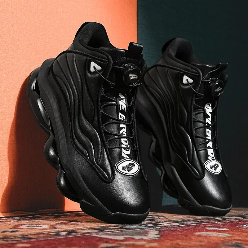 Zapatillas de baloncesto de alta calidad para hombre, zapatillas deportivas de calle a la moda, zapatillas de entrenamiento de baloncesto con amortiguación de aire Zapatillas de baloncesto de alta calidad para hombre, zapatillas deportivas de calle a la moda, zapatillas de entrenamiento de baloncesto con amortiguación de aire