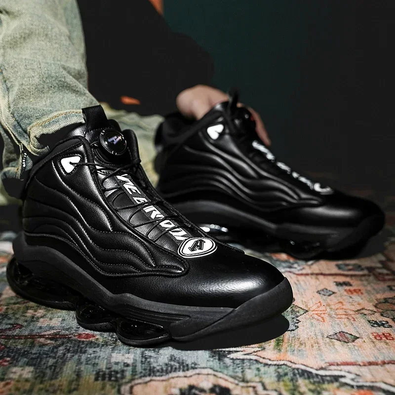 Zapatillas de baloncesto de alta calidad para hombre, zapatillas deportivas de calle a la moda, zapatillas de entrenamiento de baloncesto con amortiguación de aire Zapatillas de baloncesto de alta calidad para hombre, zapatillas deportivas de calle a la moda, zapatillas de entrenamiento de baloncesto con amortiguación de aire