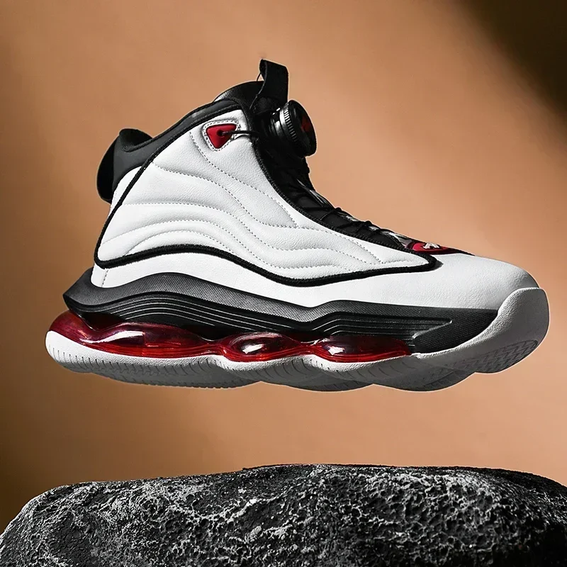 Zapatillas de baloncesto de alta calidad para hombre, zapatillas deportivas de calle a la moda, zapatillas de entrenamiento de baloncesto con amortiguación de aire