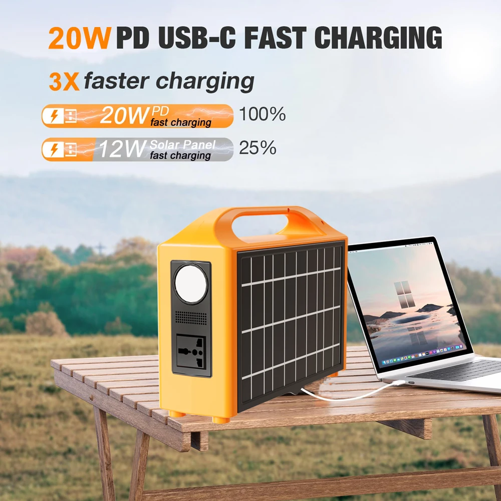 Estación de energía portátil jsdsolar, generador Solar de 100W, salida AC 220V 110V LiFePO4, Banco de energía UPS, planta de energía para acampar al aire libre - Imagen 3