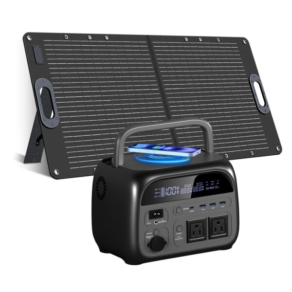 CTOLITY AP400 500W generador Solar estación de energía portátil 100W ETFE cargador de Panel Solar banco de energía para Camping emergencia Lifepo4