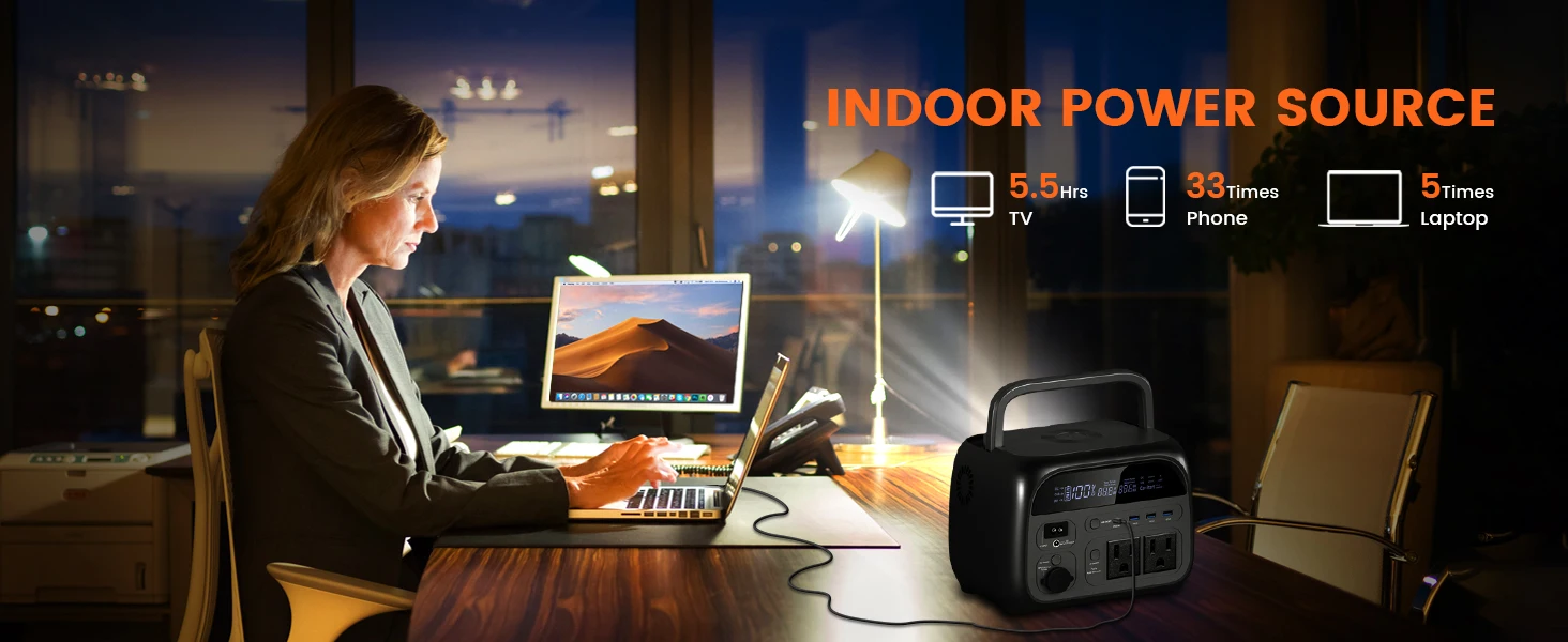 CTOLITY AP400 500W generador Solar estación de energía portátil 100W ETFE cargador de Panel Solar banco de energía para Camping emergencia Lifepo4