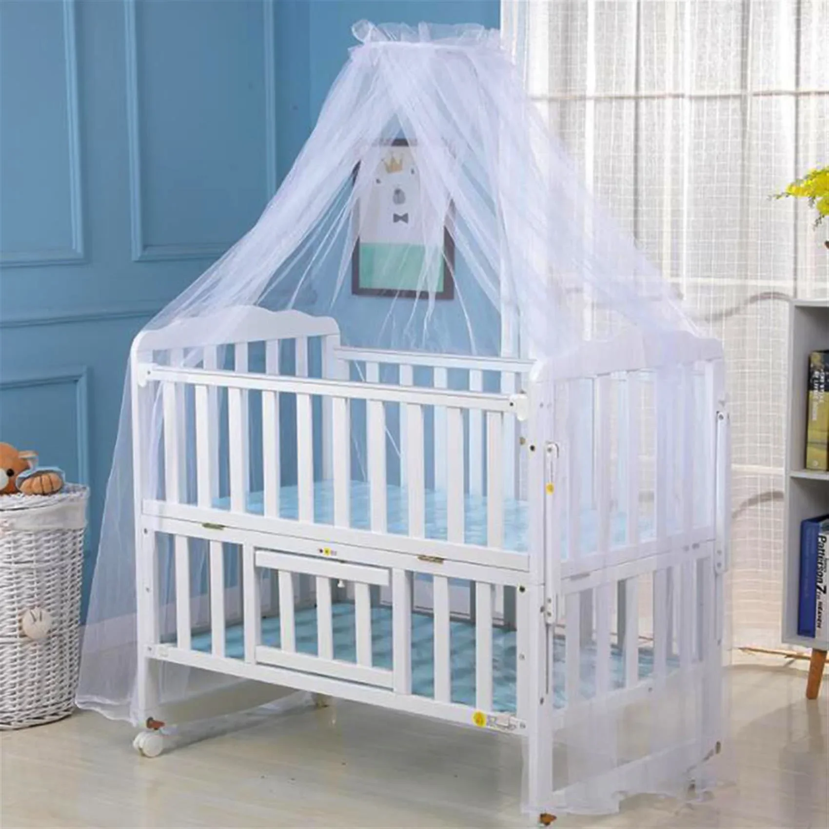 Mosquitera de verano para bebé, cúpula de malla, cortina para dormitorio, redes para recién nacidos, dosel portátil plegable, suministro de cama para niños, tienda repelente