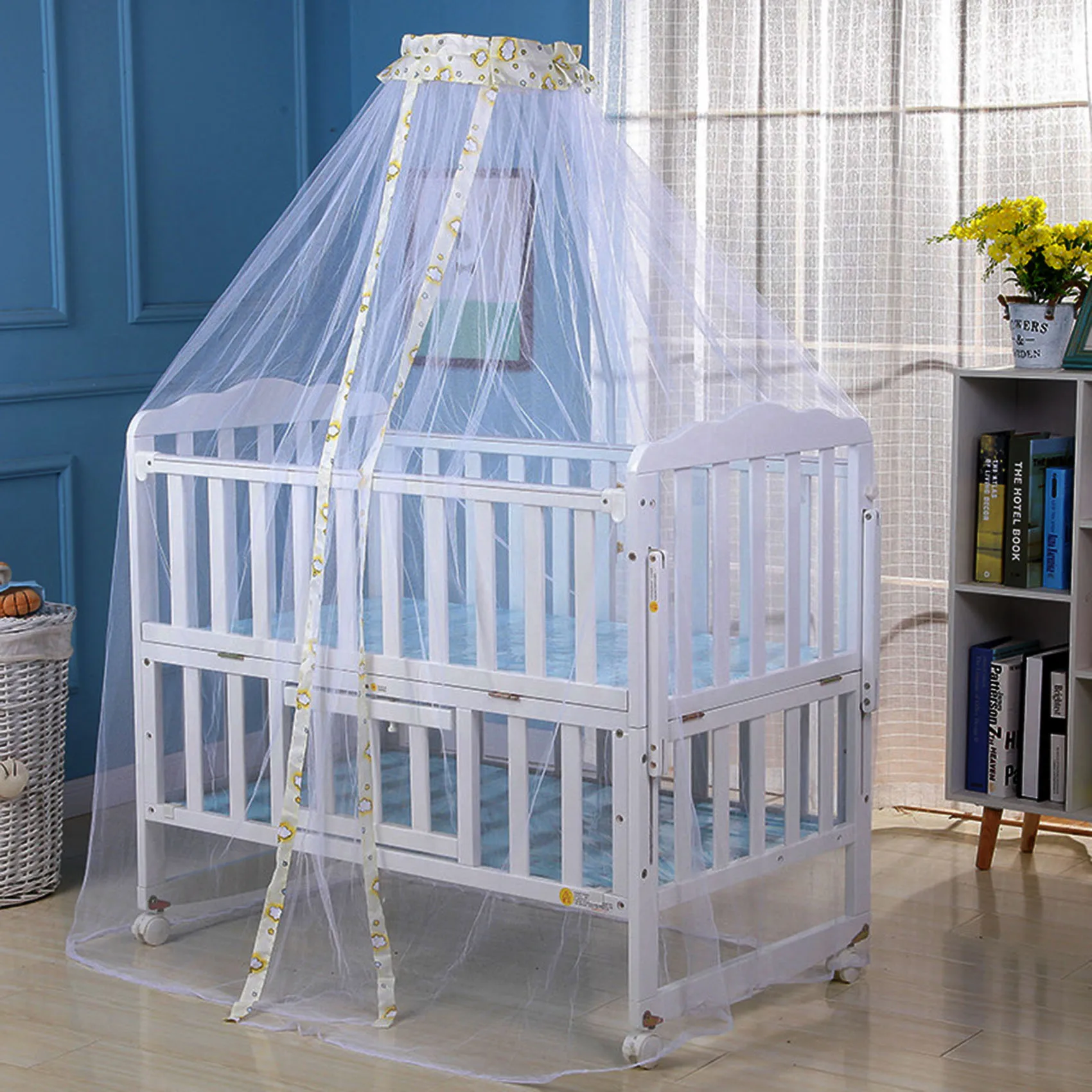 Mosquitera de verano para bebé, cúpula de malla, cortina para dormitorio, redes para recién nacidos, dosel portátil plegable, suministro de cama para niños, tienda repelente