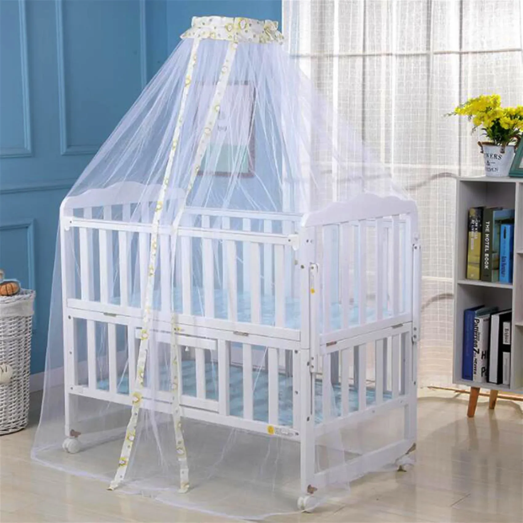 Mosquitera de verano para bebé, cúpula de malla, cortina para dormitorio, redes para recién nacidos, dosel portátil plegable, suministro de cama para niños, tienda repelente
