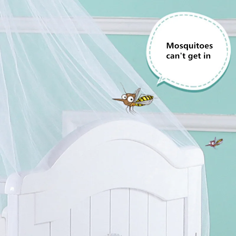 Mosquitera de verano para bebé, cúpula de malla, cortina para dormitorio, redes para recién nacidos, dosel portátil plegable, suministro de cama para niños, tienda repelente