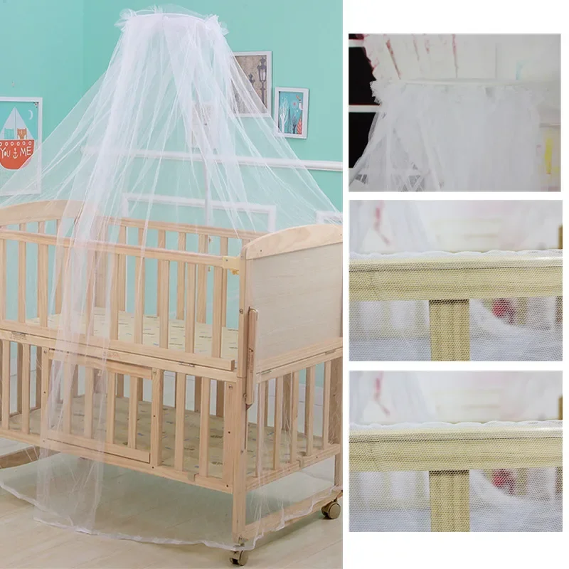 Mosquitera de verano para bebé, cúpula de malla, cortina para dormitorio, redes para recién nacidos, dosel portátil plegable, suministro de cama para niños, tienda repelente