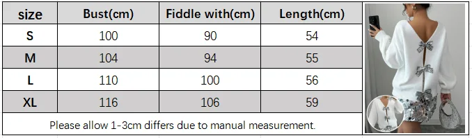 Otoño e Invierno nueva moda mujer suéter con lentejuelas lazo Trim suelto manga larga nicho tejido Cardigan