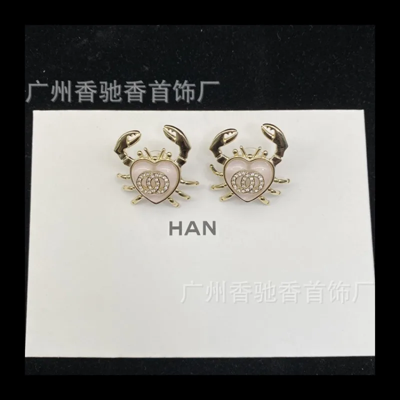 Grandma Xiang Ocean Series Crab Design Love Necklace Set High Quality Summer Refreshing