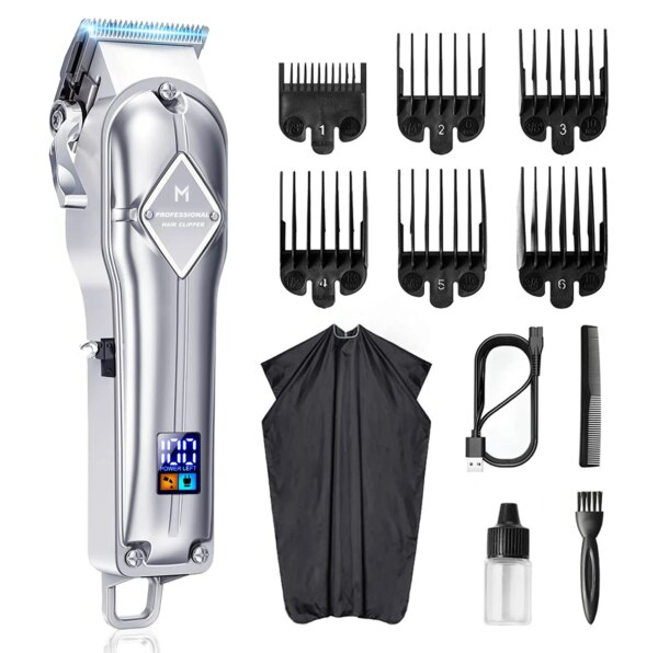 Cortapelos Limural N Top profesional inalámbrico, máquina de corte de cabello y recortadora de barba, kit de peluquería y cuidado personal para barberos, recargable para hombre.