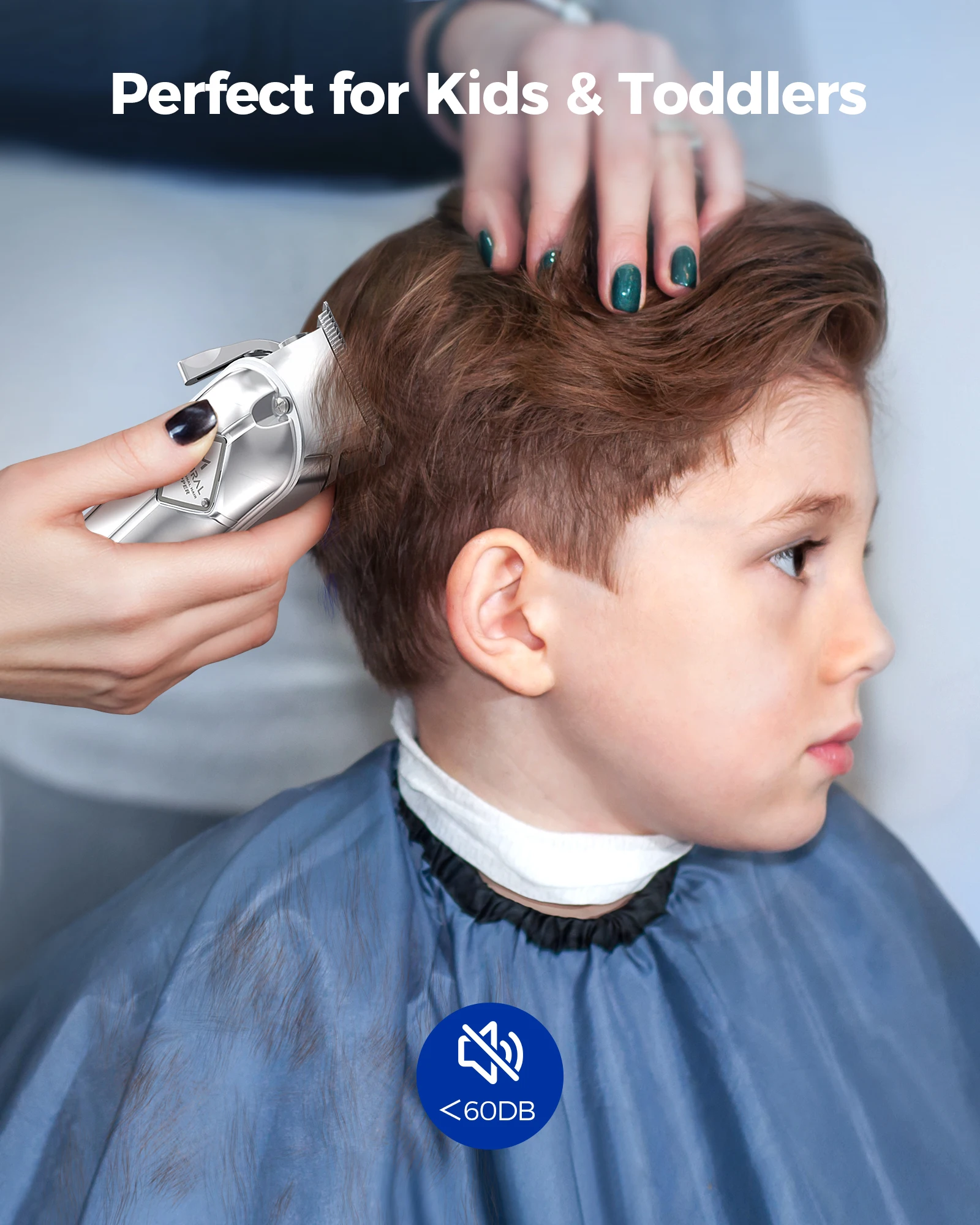 N Top Limural Hair Clippers Professional Cordless Clippers Hair Cutting Beard Trimmer Barbers Grooming Kit Rechargeable for Men