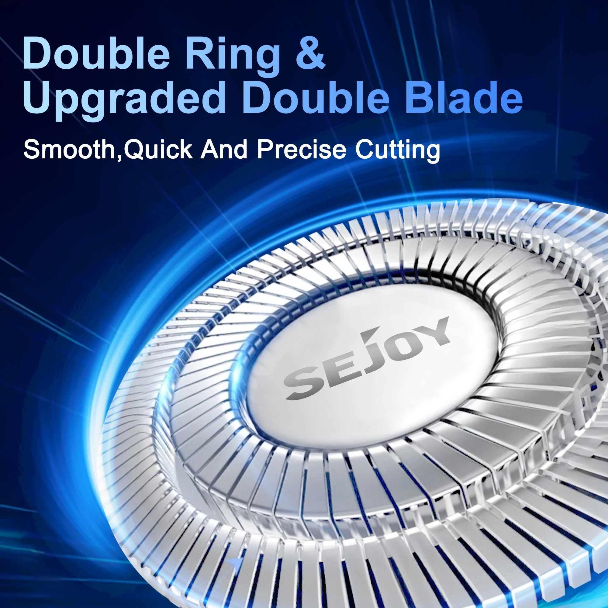 Sejoy 6-in-1 7D Head Shavers for Bald Men Electric Razor with Nose Hair Trimmer Waterproof Multifunctional Men Grooming Kit