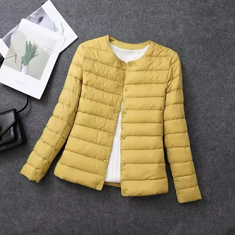 Plus Size Female Light Duck Down Matt Fabric Lightweight Coat Warm Women Windbreaker Parka Women's Down Jackets