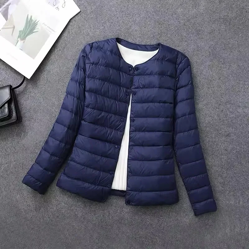 Plus Size Female Light Duck Down Matt Fabric Lightweight Coat Warm Women Windbreaker Parka Women's Down Jackets