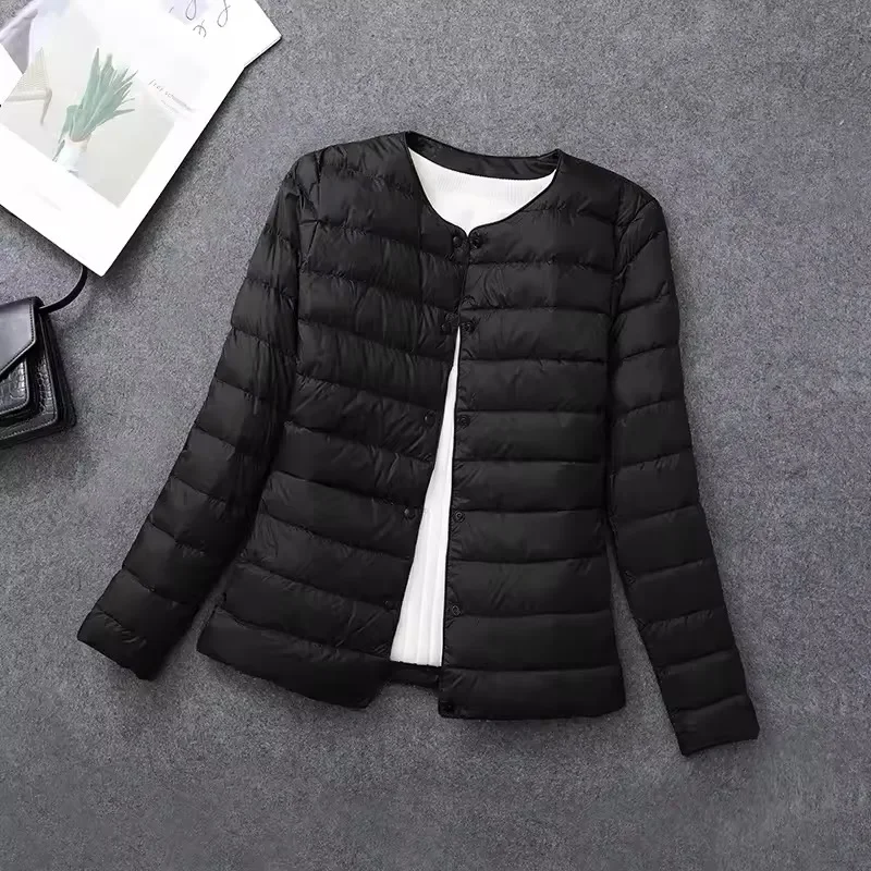 Plus Size Female Light Duck Down Matt Fabric Lightweight Coat Warm Women Windbreaker Parka Women's Down Jackets