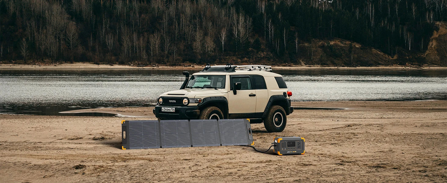 Pecron E300LFP Portable Power Station with 100W Portable Solar Panel(Included) Pure Sine Wave 288Wh 600W Solar Generator Camping