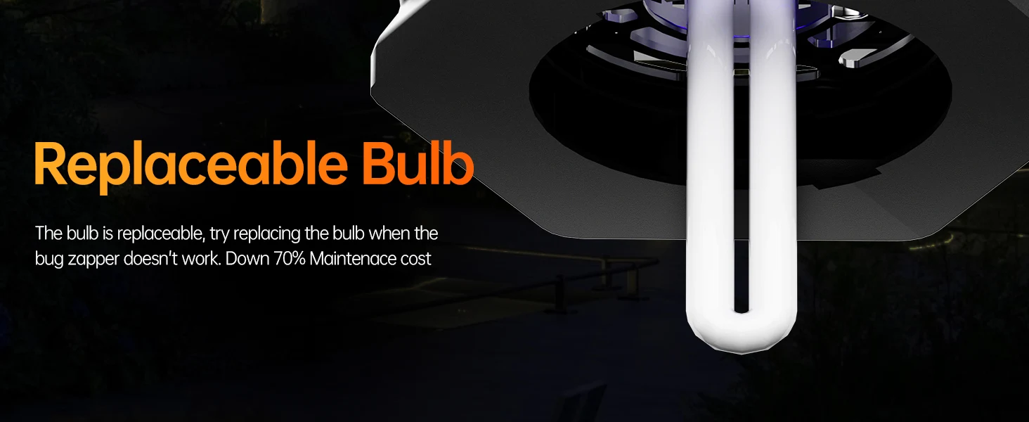 Electric Bug Zapper,Indoor Insect Killer with Switch Waterproof MosqMosquito  Repellent Outdoor, Fly Traps for Backyard Patio