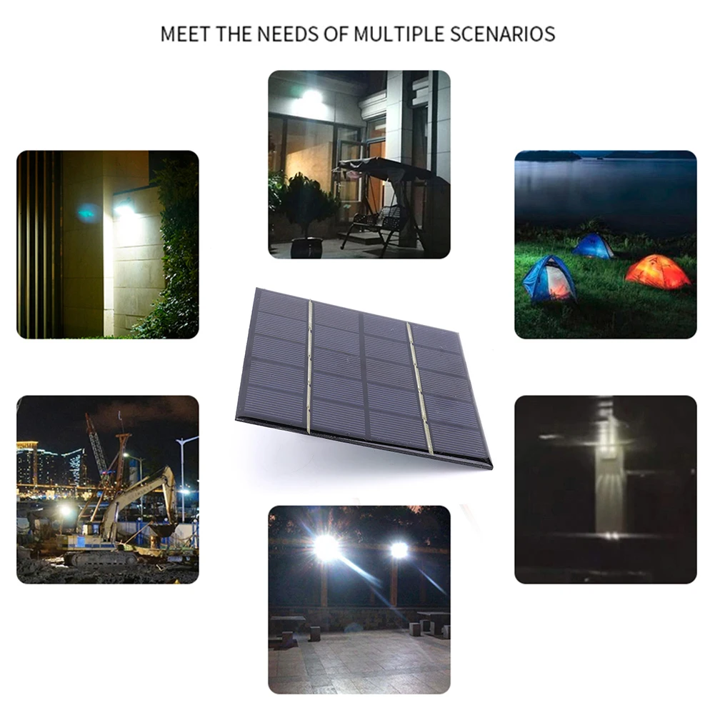 2-10pc Portable Solar Panel 3W 5V Micro Solar Board Fast Charger Polysilicon DIY Solar Cells System Mini Outdoor Battery Charger