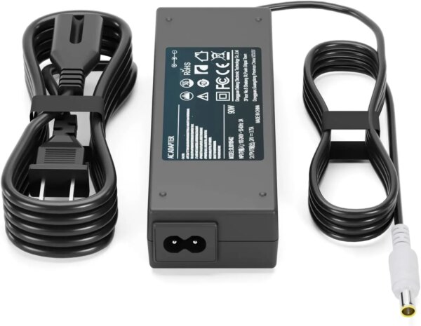 24V 90W Adapter for Portable Power Stations, Solar Generators, Lithium Battery Charging Cord